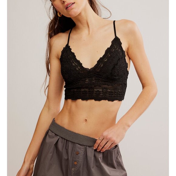 Free People Other - FREE PEOPLE Amina Bralette / Black